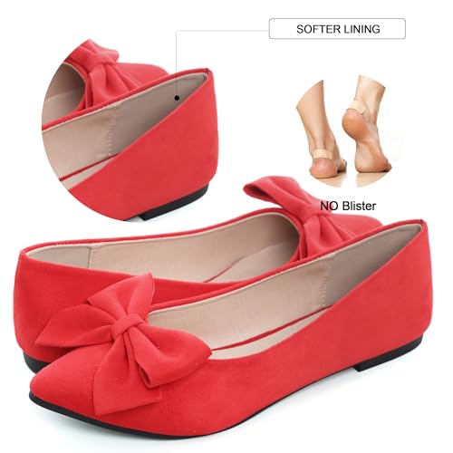Image of Dear Time Women's Ballet Flats Dress Ballet Shoes Slip on for Office Work Comfortable Shoes