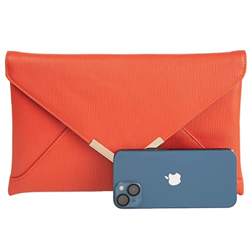 Image of JNB Faux Leather Envelope Clutch Purse