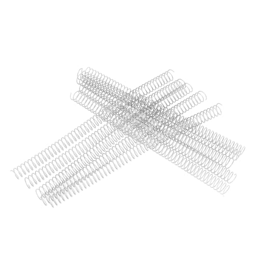 Espirales de encuadernación de 16 mm con acabado plata satinado para dossiers A4