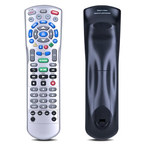 Replacement Remote Control for Charter Ocap–4 (C4000 & S4000) 4-Device, for HDTV DVR Cable Box, for Spectrum P12404-C4