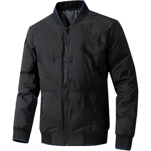 Doudoune imperméable homme col montant matelassé toutes saisons
