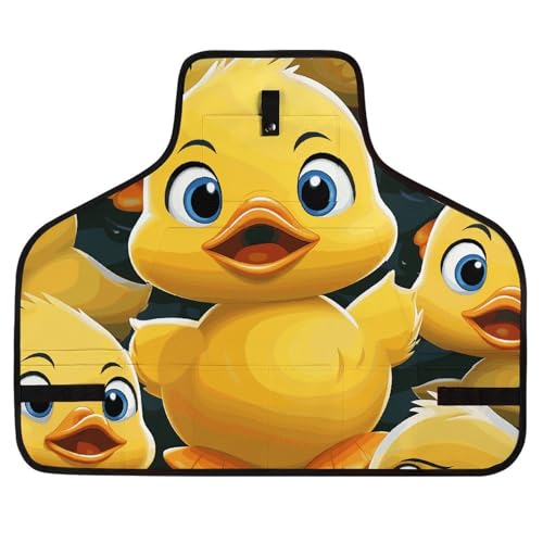 Delantal de trabajo con diseño de pato, ajustable y con bolsillos miniatura 1