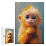 【Une pièce mémorable】 : faites plaisir et défiez votre famille et vos amis en reconstituant cet incroyable puzzle de Cute Monkey Portrait 300 PCS. Ramenez à la maison des heures de plaisir et de divertissement que tout le monde appréciera.