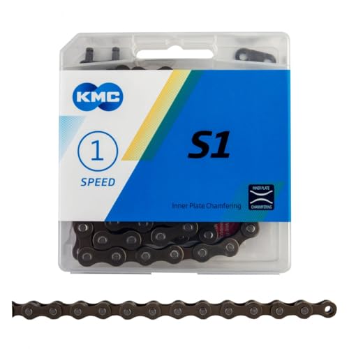 KMC S1 Chain Speed: 1 1/8 Links: 112 Brown Black One Size