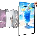 ▶【Éclairage LED】Notre caisson lumineux LED est équipé de LED haut de gamme offrant une luminosité exceptionnelle et une diffusion uniforme de la lumière. Son élégant cadre noir rehausse l'esthétique et garantit une installation et une mobilité aisées, idéales pour des affichages publicitaires dynamiques. Il s'intègre parfaitement à tout environnement, offrant un rendu professionnel et percutant.