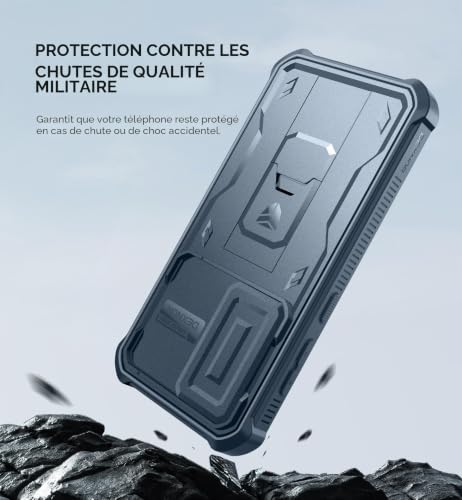Coque Samsung S24 robuste pour les activités en extérieur et les chantiers