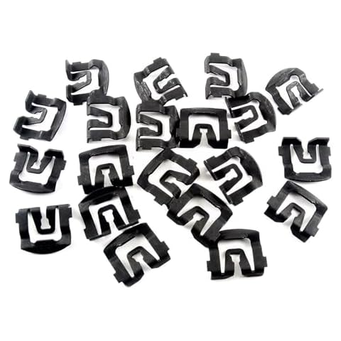 sezhylauo Windshield & Rear Window Trim Molding Clips 20 Clips #026 for Lincoln for Continental 1965-1980 for Mark III 1968-1971 for Mark IV 1972-1976 for Mark V 1977-1979 for Mark VI 1980-198 Cover