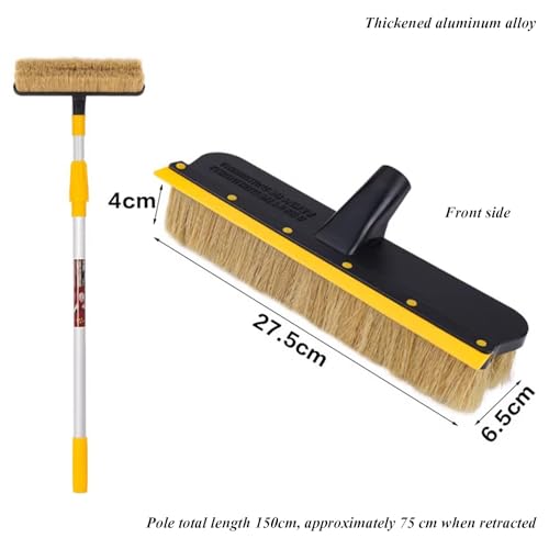 Window Cleaning Tools Washing Kit with Extension Pole for High Ceilings Microfiber Scrubber Home Cleaning Specialty Tool for Indoor Outdoor High Glass - Image 2