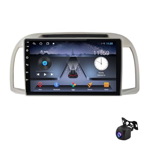 Autoradio Android 13 Nissan March pour voyager en musique et brancher votre smartphone