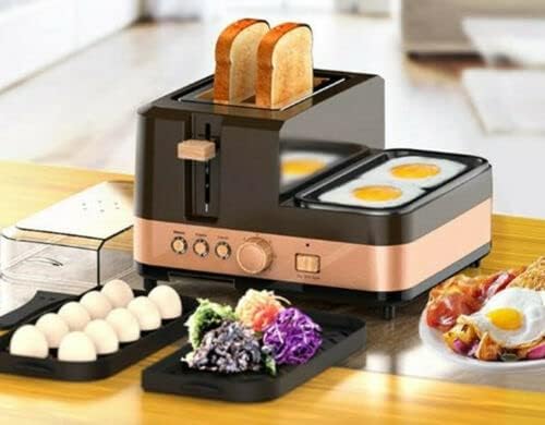 220V Multifunction Home Breakfast Machine Toaster Egg Steamer Sandwich Maker