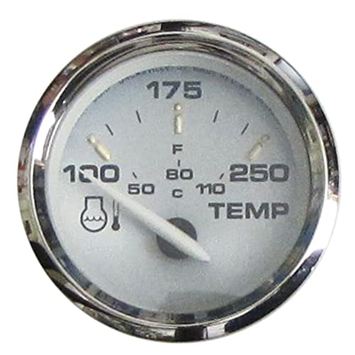Faria 19003 Kronos Water Temperature Gauge (100-250°F) - 2