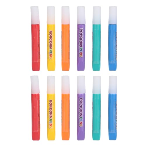 Loboo Idea Bolígrafo de dibujo de palomitas de maíz con burbujas para manualidades, bolígrafo de pintura de color para tarjetas de felicitación de Navidad