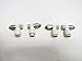 NEW SMC AS1201F-M5-06A SET OF 4 SPEED CONTROLLERS W/ ONE-TOUCH FITTING D505152