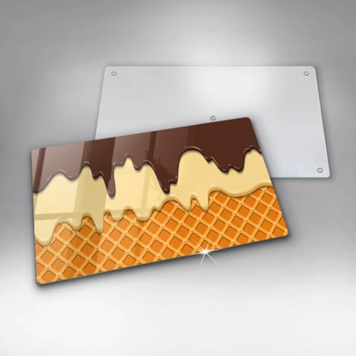 Protection plaque induction 52x30 anti-rayures en verre pour plan de cuisson Wallfluent - 6