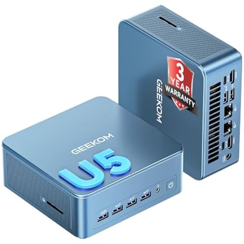 GEEKOM Mini PC IT12 MAX,Ultra 5 125U,16GB RAM,500GB SSD(Upgradeable)