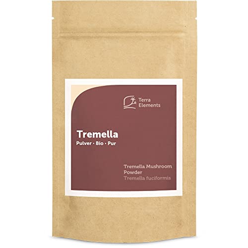 Terra Elements Bio Tremella Pulver 100 g I Silberohr I Silver Ear Mushroom I 100% rein I Vegan I Rohkost Cover