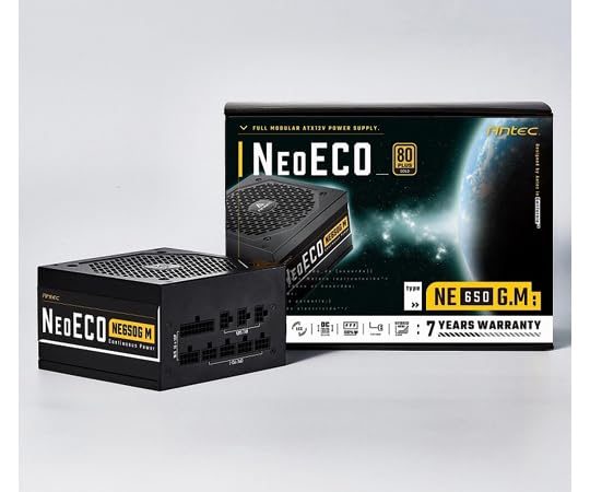 ANTEC NE650G M 電源ユニット 出力650W フルモジュラー