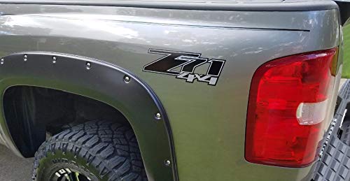 4x4 Decal 4X4 Black Carbon Fiber Truck Decal Sticker For Chevy Silverado Sierra 3 Pack USA 4x4 Stickers For Trucks - Foto 10