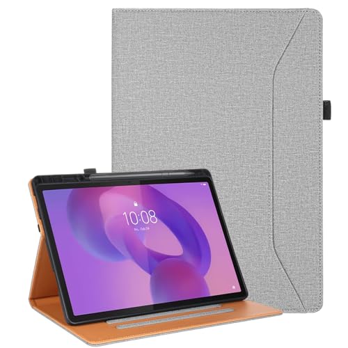 Image of Case for Lenovo Idea Tab Pro with Pen Holder Shockproof Cover for Lenovo Idea Tab Pro Case 12.7 Inch 2025,Gray