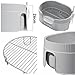 SJJALAKAJA High Fence Dog Litter Boxes Stainless Steel Mesh Frame Small Dog Toilet Urinal Dogs Potty Pet Dog Litter Pan Not Easy to Deform Easy to Clean Large Space for Dog Litter 61x45×26centimetre