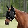SmartEquine Comfort Horse Fly Mask with SmartCore Technology | UV Horse Mask | UPF 50 | Forelock Hole | Stretch Material | Fine Mesh Around Ears | Moisture-Wicking for Cool Comfort