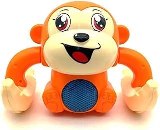 Wonka InfiZone™ Voice Activating Rolling Jumping Tumbling Banana Monkey with Light and Sound Effects (Random Colour)