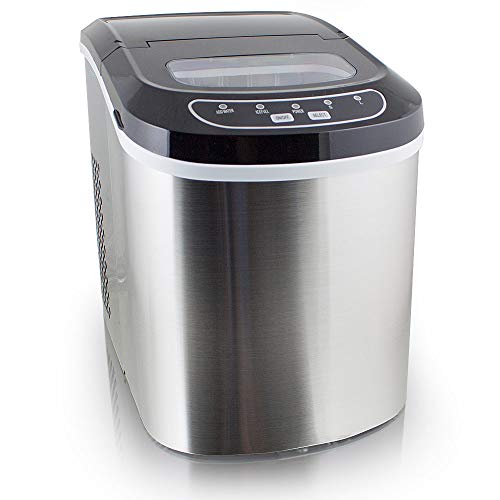 Eiswürfelmaschine Eiswürfelbereiter Eiswürfel Ice Maker EIS Maschine Icemaker (Edel Stahl) – Bild 3