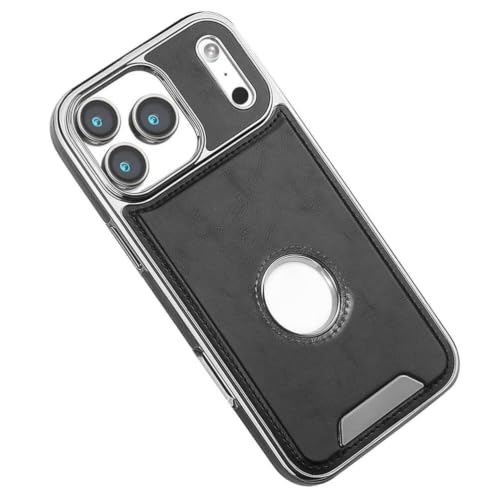 Coque iPhone 17 Pro anti-chute couverture fine avec fenêtre logo