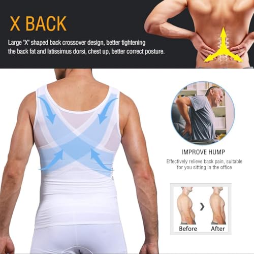 Shapeluv Tank Top Men, Men's Compression Vest Sleeveless Body Shaper,Shaperluv Tank 2.0 Mens Big and Tall4