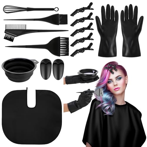 Halinuia 13 Pièces Kit Coloration Cheveux, avec...