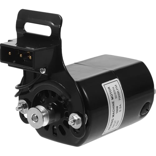 IWOWHERO Motor Eléctrico para Máquina de Coser Doméstica Pequeño Antihorario para Costuras Precisas Duradero y Compatible con Máquinas Antiguas