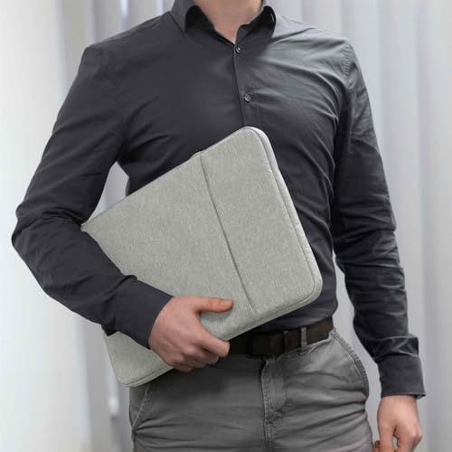 Housse Surface Pro 7 moex imperméable en polyester gris avec grand compartiment accessoires
