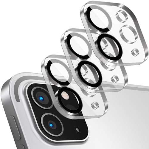 Uniwit [3 Pack] Camera Lens Protector for iPad Pro 11-Inch(2018/2020/2021/2022) and iPad Pro 12.9-Inch(2018/2020/2021/2022),9H Tempered Glass,Anti-Scratch,No-Bubble,HD Clear.Full Coverage,Case Friendly,Easy Installation