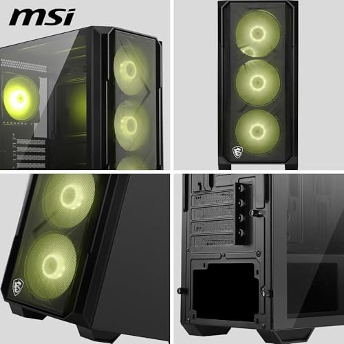 MSI MAG FORGE M120R AIRFLOW TEMPERLİ CAM 3X120MM 1X120MM ARGB FAN MATX GAMİNG BİLGİSAYAR KASASI - Görsel 7