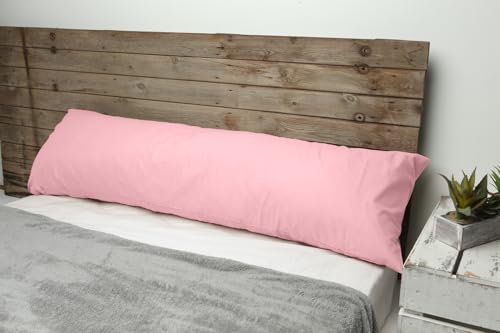 HEIMTEX Langes Seitenschläferkissen - 5ft Körperkissen mit Atmungsaktivem Mikrofaserbezug, Weiche und Feste Unterstützung für Schwangerschaft und Stillzeit (Rosa) HEIMTEX Langes Seitenschläferkissen - 5ft Körperkissen mit Atmungsaktivem Mikrofaserbezug, Weiche und Feste Unterstützung für Schwangerschaft und Stillzeit (Rosa)