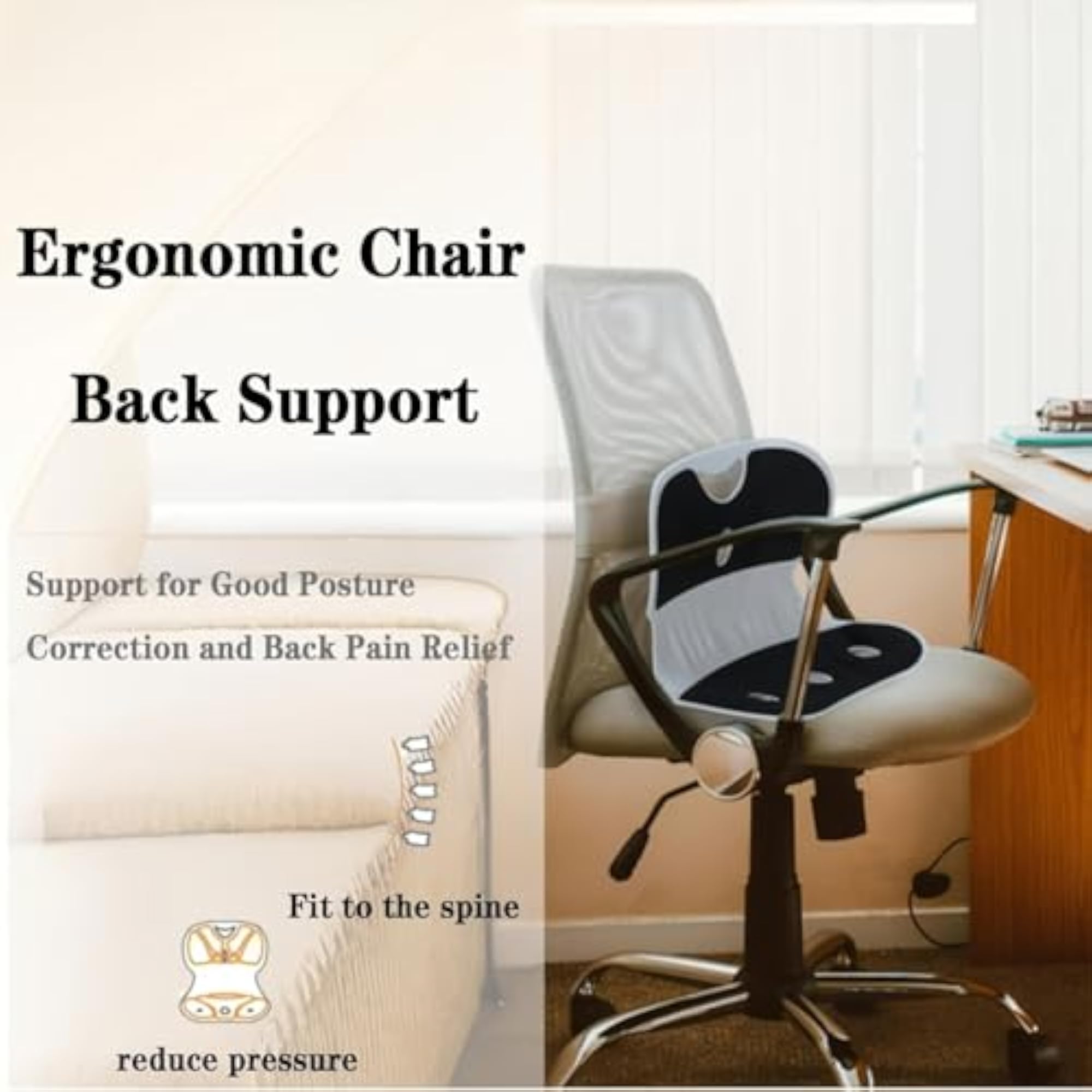 Ergonomic Chair Posture Corrector Cushion for Comfortable Seating