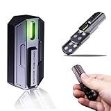 Topsky フィジェットトイ フィジェットスライダー おもちゃ 方型EDC 三層式 発光 フィジェットカード ガジェット メタルプッシュ フィジェットキューブ ストレス発散グッズ 暇つぶし ストレス解消 プッシュとプル 大人 誕生日 クリスマス 新年 プレゼント (グリーン)
