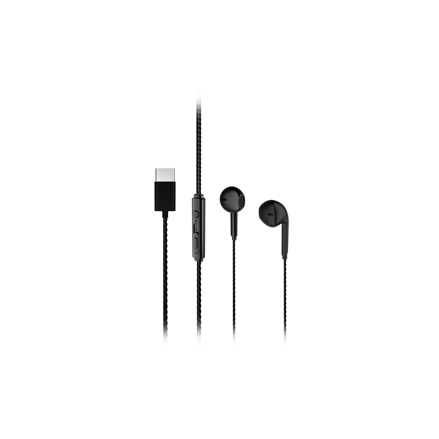 Lecoo EH104 - Auricolari USB-C, colore: Nero