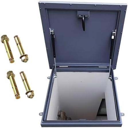 28x30in Galvanized Steel Roof Hatch - Powder Coated Access Cover for Basement Windows - Durable Stainless Steel, Easy Installation, Multiple