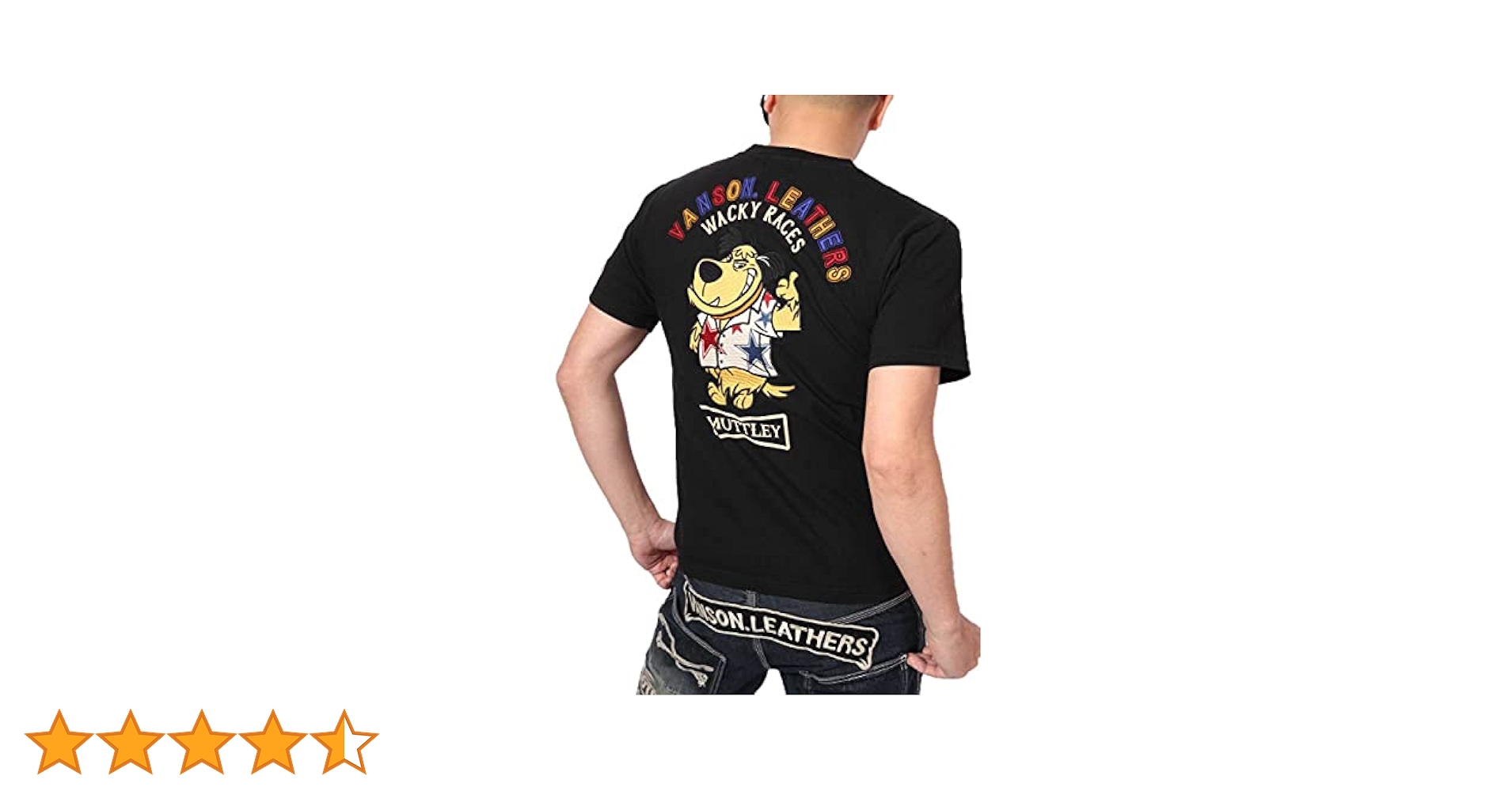 Amazon | [バンソン] WACKY RACES コラボ 半袖 Tシャツ WRV-2101