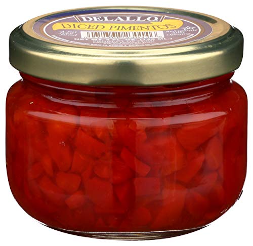 Delallo Diced Pimentos, 4 Oz