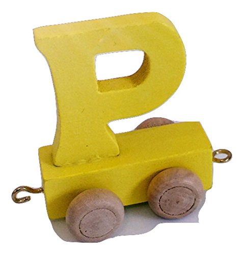 FunWorldToys® Buchstabenzug Bunt Holzeisenbahn Namenszug aus Holz (Buchstabe P) FunWorldToys® Buchstabenzug Bunt Holzeisenbahn Namenszug aus Holz (Buchstabe P)