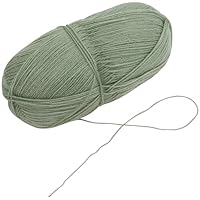 AERZETIX - C74626 - Pelote De Fil à Tricoter 100 G - Couleur Gris-vert - En 75% Acrylique 25% Laine - Crochets Aiguilles Couture Merceria Vêtements Foulards