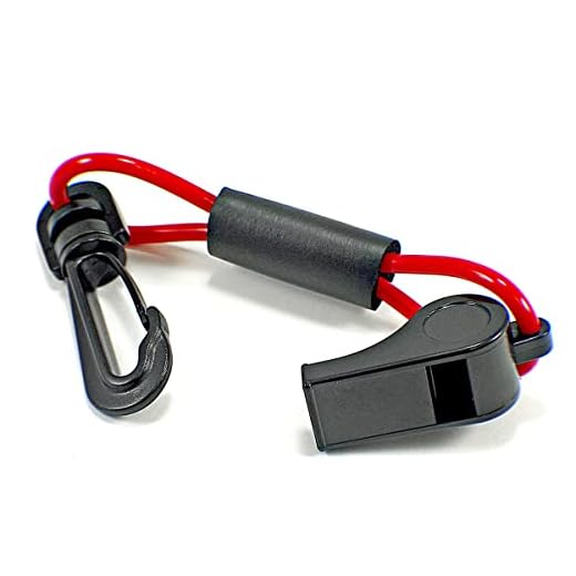 Propel Paddle Gear Whistle with Lanyard | Works Wet or Dry | Quick Access Clip | Floats on Water | Emergency Safety Water Whistle