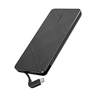 Anker PowerCore+ 10000 con Cavo USB-C Integrato Caricabatterie Portatile con erogazione...