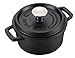 キャプテンスタッグ ココット ダッチオーブン 18cm 容量1.6L 鋳鉄製 シーズニング不要 ガス火・IH・オーブン対応 UG-3040