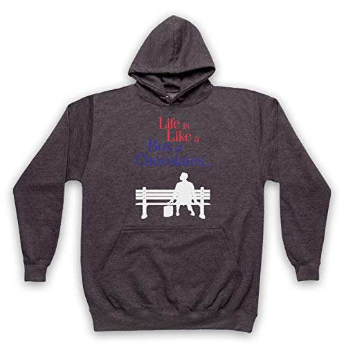 Sweat a capuche Forrest Gump avec slogan de film iconique pour adulte