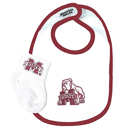 Future Tailgater Mississippi State Bulldogs Baby Bib and Socks Set