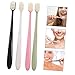 FRCOLOR 4Pcs Soft Toothbrushes for Adults Portable Travel Toothbrush Bristles for Deep Cleaning Compact Lightweight Design for Outdoor Activities