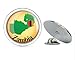 Zambia Map World Flag Travel Label Round Metal 0.75